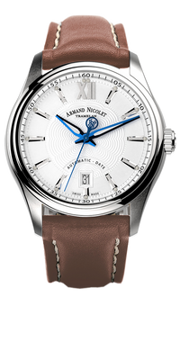 Thumbnail for Armand Nicolet Men's Watch M02 Date 41mm Silver A740A-AG-P140MR2