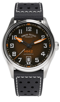 Thumbnail for Armand Nicolet Men's Watch MM2 Date 41mm Black A740P-KN-BP22641NAC