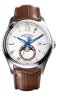 Thumbnail for Armand Nicolet Men's Watch M02 Moonphase 41mm Silver A740L-AG-BP22740MAM