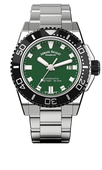 Thumbnail for Armand Nicolet Men's Watch JS9 Date 44mm Green A480AGN-VR-MA4480AA