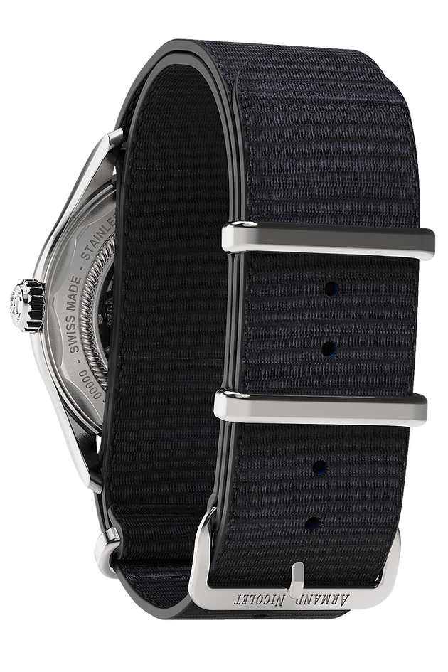 Armand Nicolet Men's Watch MM2 Date 41mm Black A740P-KN-BN22481AANN