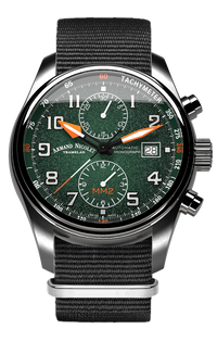 Thumbnail for Armand Nicolet Men's Watch MM2 Chronograph 43mm Green A647P-NV-BN22481AANN