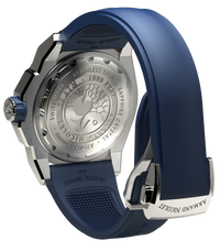 Thumbnail for Armand Nicolet Men's Watch JS9 Date 44mm Blue Silver A480AGU-AG-GG4710U