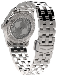 Thumbnail for Armand Nicolet Ladies Watch M03 Moonphase 34mm Silver Blue A151QAA-AK-MA150