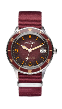 Thumbnail for Armand Nicolet Men's Watch VS1 Date 38mm Burgundy A500AXAA-XS-BN19500AABX