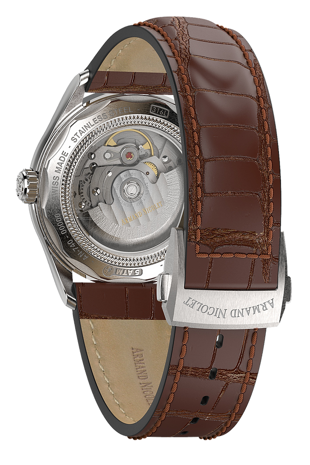 Armand Nicolet Men's Watch M02 Date 41mm Brown Copper A740A-RN-BP22740MAM