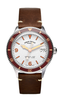 Thumbnail for Armand Nicolet Men's Watch VS1 Date 38mm Silver Brown A500AXAA-AS-BP19500MAC