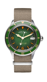 Thumbnail for Armand Nicolet Men's Watch VS1 Date 38mm Green Grey A500AVAA-VS-BN19500AAGG