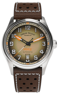Thumbnail for Armand Nicolet Men's Watch MM2 Date 41mm Beige Brown A740P-KA-BP22641MAC