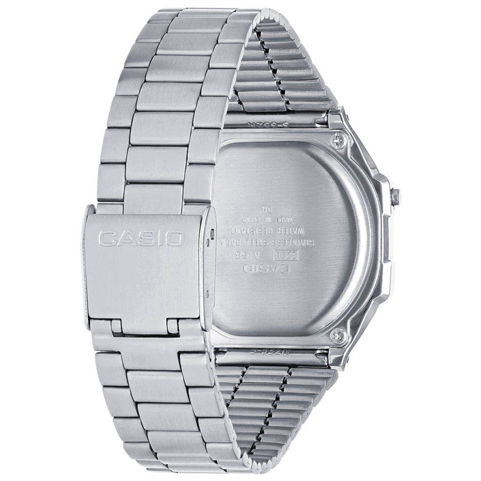Casio Classic Vintage Retro Unisex Silver Watch A168WA 1YES From Casio Classic Vintage Retro Unisex Silver Watch A168WA 1YES From
