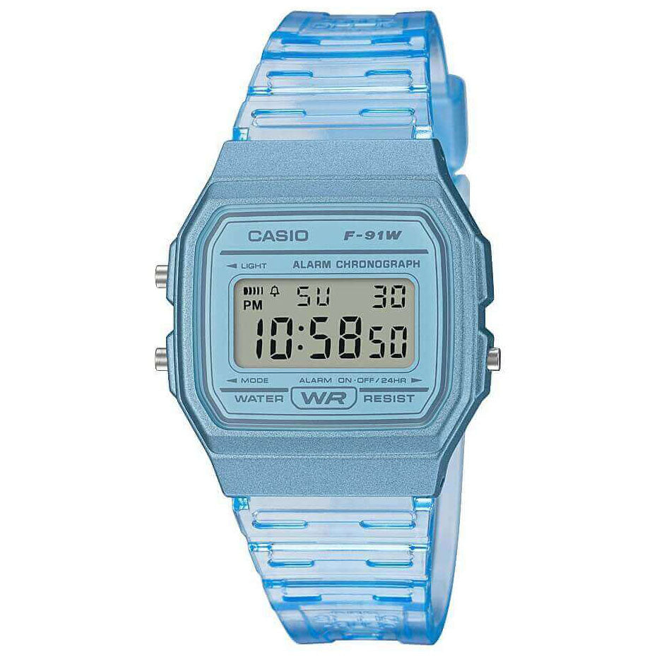 Digital Watch - Casio F-91 Classic Unisex Blue Watch F-91WS-2EF