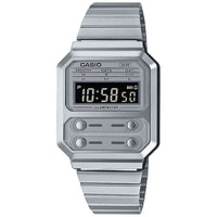 Thumbnail for Digital Watch - Casio Vintage Unisex Silver Watch A100WE-7BEF