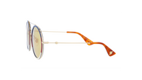 Thumbnail for Gucci Unisex Round Sunglasses Multicolour GG0061S 015 56