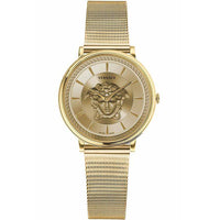 Thumbnail for Versace Ladies Watch V-Circle 38mm Gold VE8102219