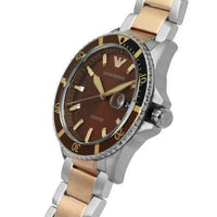 Thumbnail for Emporio Armani Men's Diver Watch Two Tone Rose Gold AR11340