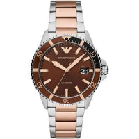 Thumbnail for Emporio Armani Men's Diver Watch Two Tone Rose Gold AR11340