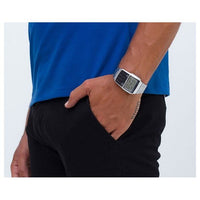 Thumbnail for Casio Watch Vintage Data Bank Calculator Black Silver DBC-32D-1ADF