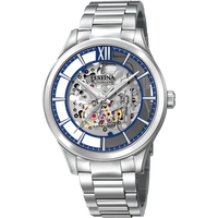 Thumbnail for Festina Skeleton Auto Men's Silver Watch F20630/3