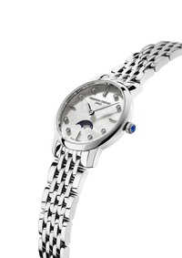 Thumbnail for Frederique Constant Ladies Watch Slimline Moon Phase White Diamond FC-206MPWD1S6B