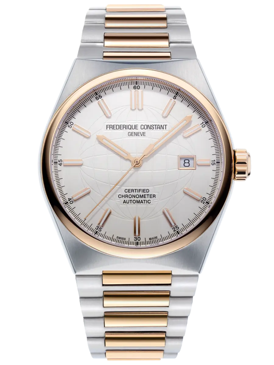 Frederique Constant Watch Highlife Automatic COSC Certified Steel Rose Gold FC-303V4NH2B