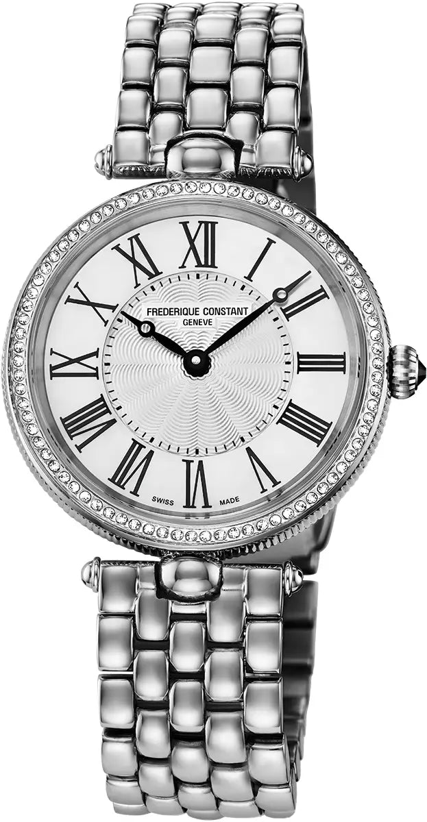 Frederique Constant Ladies Watch Art Deco Round Mother of Pearl FC-200MPW2ARD6B