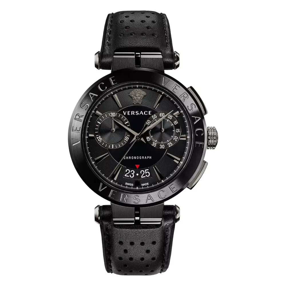 Versace Men's Watch Aion Chronograph 45mm Black VE1D02523