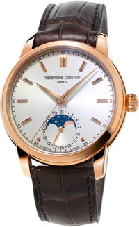 Thumbnail for Frederique Constant Watch Slimline Moonphase Rose Gold FC-715V4H4