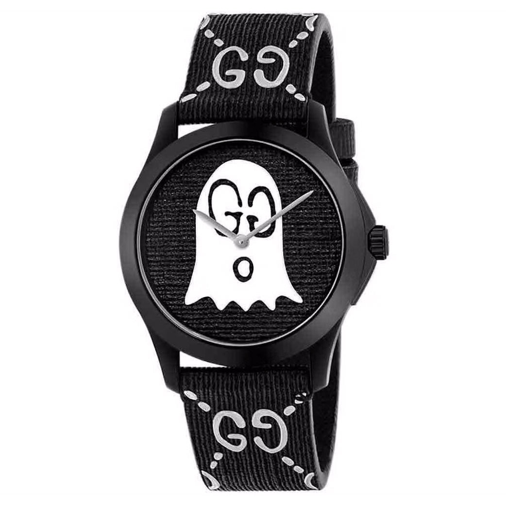 Gucci Watch G-Timeless 38mm Ghost Black White YA1264018
