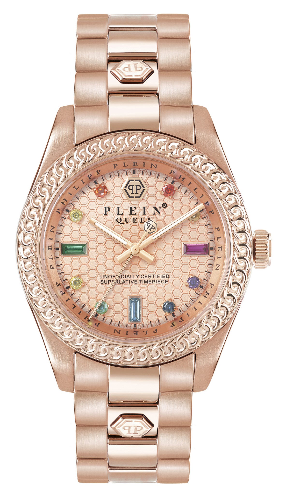 Philipp Plein Ladies Watch 36mm Queen Rose Gold PWDAA0821