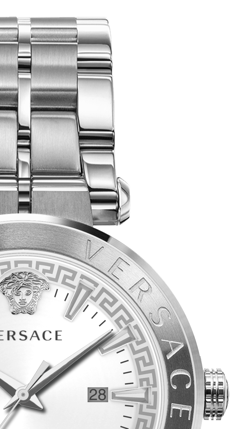 Versace Men's Watch Aion 44mm White Silver VE2G00321 Versace Men's Watch Aion 44mm White Silver VE2G00321