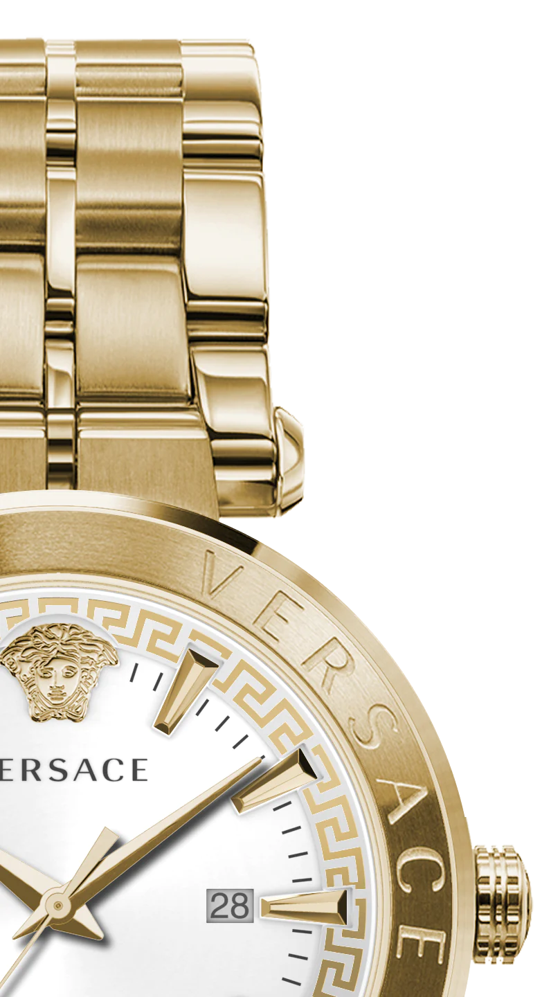 Versace Men's Watch Aion 44mm White Gold VE2F00521