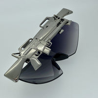 Thumbnail for Jeremy Scott Sunglasses Gun Metal Shield Special Edition JSM16C2SUN - Watches & Crystals