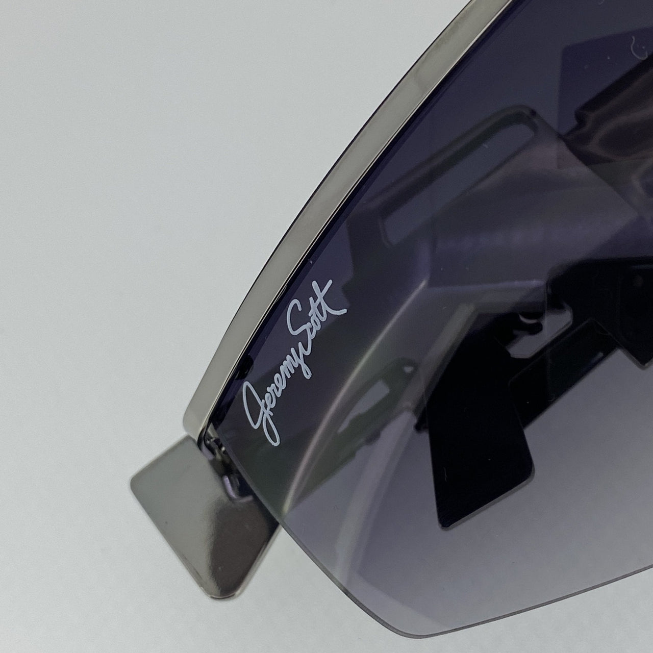 Jeremy Scott Sunglasses Gun Metal Shield Special Edition JSM16C2SUN - Watches & Crystals