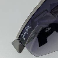 Thumbnail for Jeremy Scott Sunglasses Gun Metal Shield Special Edition JSM16C2SUN - Watches & Crystals