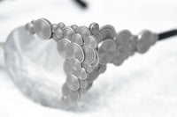 Thumbnail for Khaleda And Fahad Women Sunglasses Cat Eyes Silver Titanium With Platinum Lenses Category 3 KR2C2SUN - Watches & Crystals