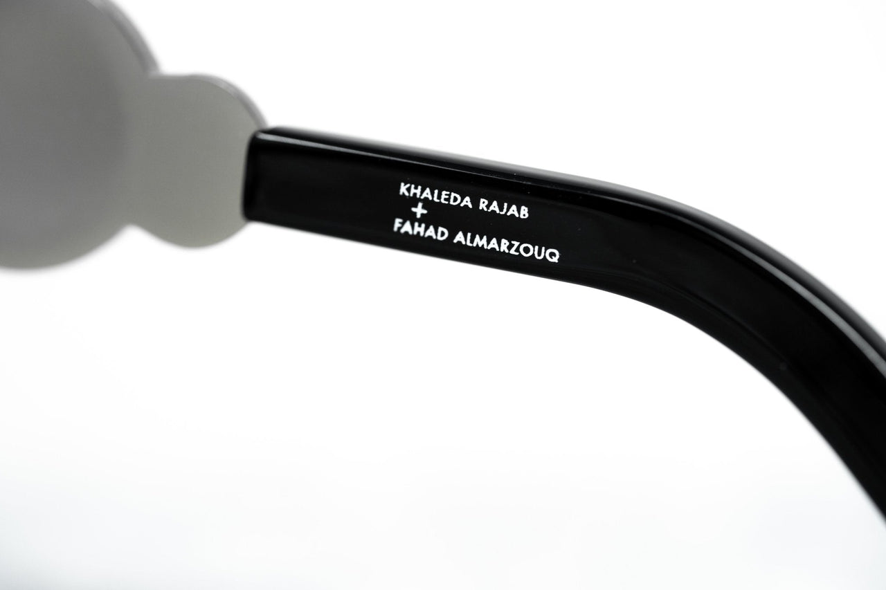 Khaleda And Fahad Women Sunglasses Cat Eyes Silver Titanium With Platinum Lenses Category 3 KR2C2SUN - Watches & Crystals