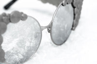 Thumbnail for Khaleda And Fahad Women Sunglasses Cat Eyes Silver Titanium With Platinum Lenses Category 3 KR2C2SUN - Watches & Crystals