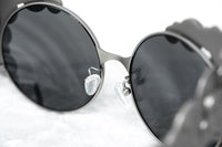 Thumbnail for Khaleda And Fahad Women Sunglasses Cat Eyes Silver Titanium With Platinum Lenses Category 3 KR2C2SUN - Watches & Crystals