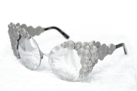 Thumbnail for Khaleda And Fahad Women Sunglasses Cat Eyes Silver Titanium With Platinum Lenses Category 3 KR2C2SUN - Watches & Crystals