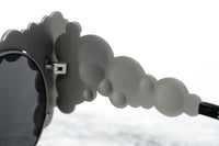 Thumbnail for Khaleda And Fahad Women Sunglasses Cat Eyes Silver Titanium With Platinum Lenses Category 3 KR2C2SUN - Watches & Crystals