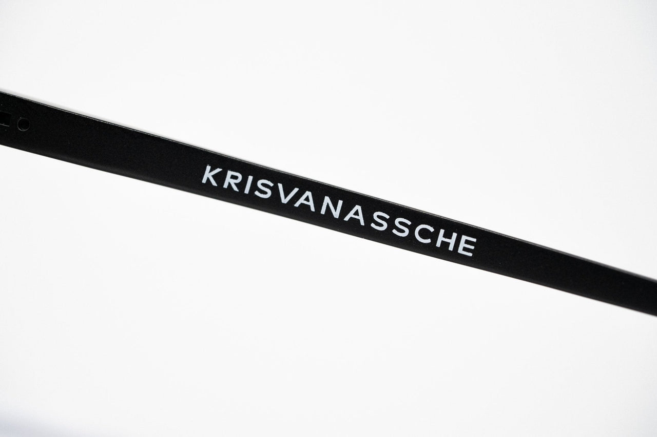 Kris Van Assche Sunglasses Unisex with Titanium Tortoise Shell Black and Green Lenses Category 2 - KVA84C2SUN - Watches & Crystals