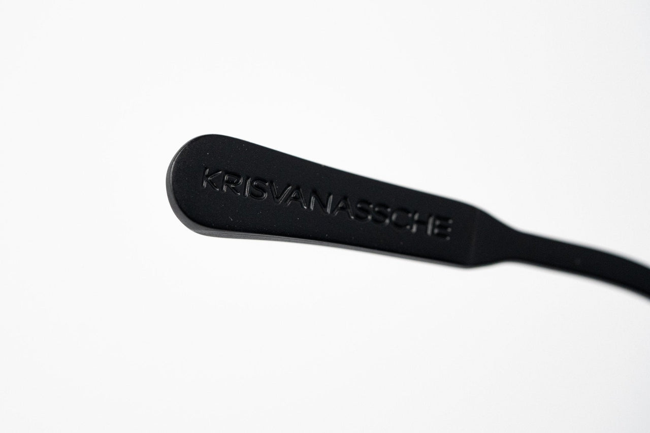 Kris Van Assche Sunglasses Unisex with Titanium Tortoise Shell Black and Green Lenses Category 2 - KVA84C2SUN - Watches & Crystals