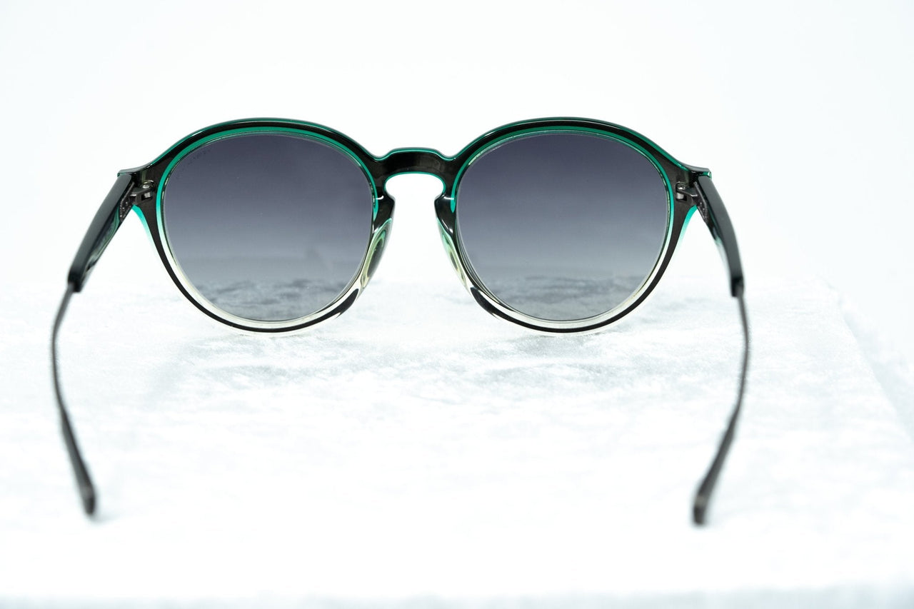 Kris Van Assche Sunglasses with Oval Green Clear Gunmetal and Grey Graduated Lenses - KVA79C3SUN - Watches & Crystals