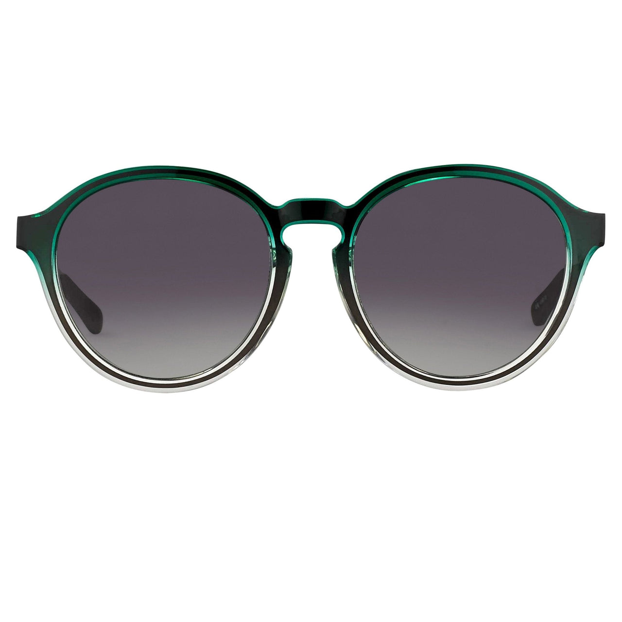 Kris Van Assche Sunglasses with Oval Green Clear Gunmetal and Grey Graduated Lenses - KVA79C3SUN - Watches & Crystals