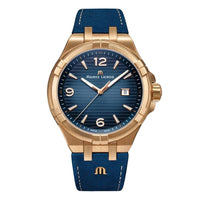 Thumbnail for Maurice Lacroix Men's Watch 44mm Aikon Limited Edition Blue Bronze AI1028-BRZ01-420-1