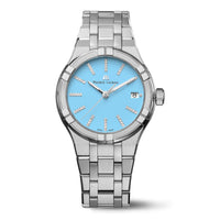 Thumbnail for Maurice Lacroix Ladies' Watch 35mm Aikon Quartz Colours Light Blue AI1106-SS002-450-1