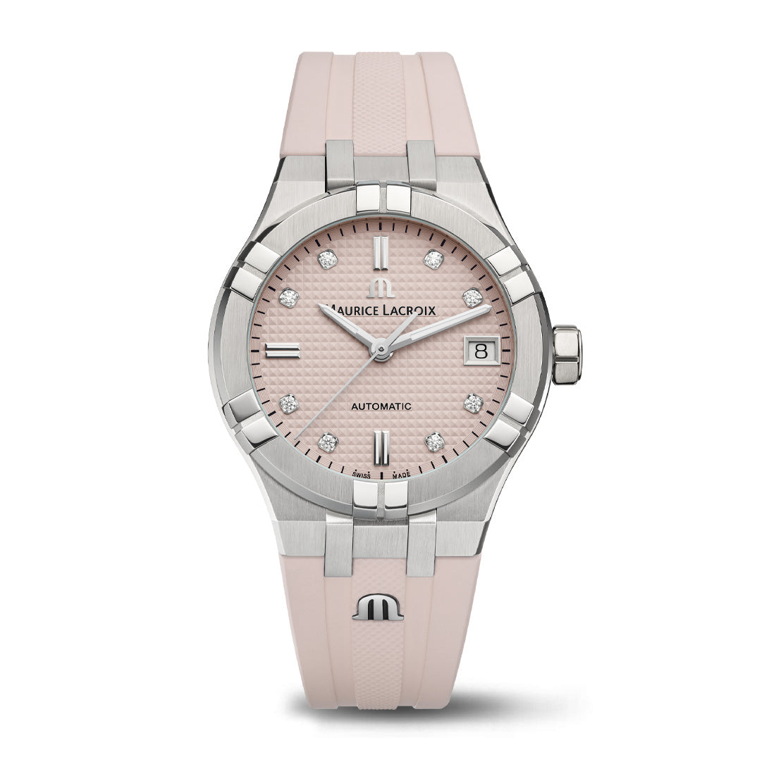 Maurice Lacroix Ladies' Watch 35mm Aikon Automatic Pink AI6006-SS00F-550-E
