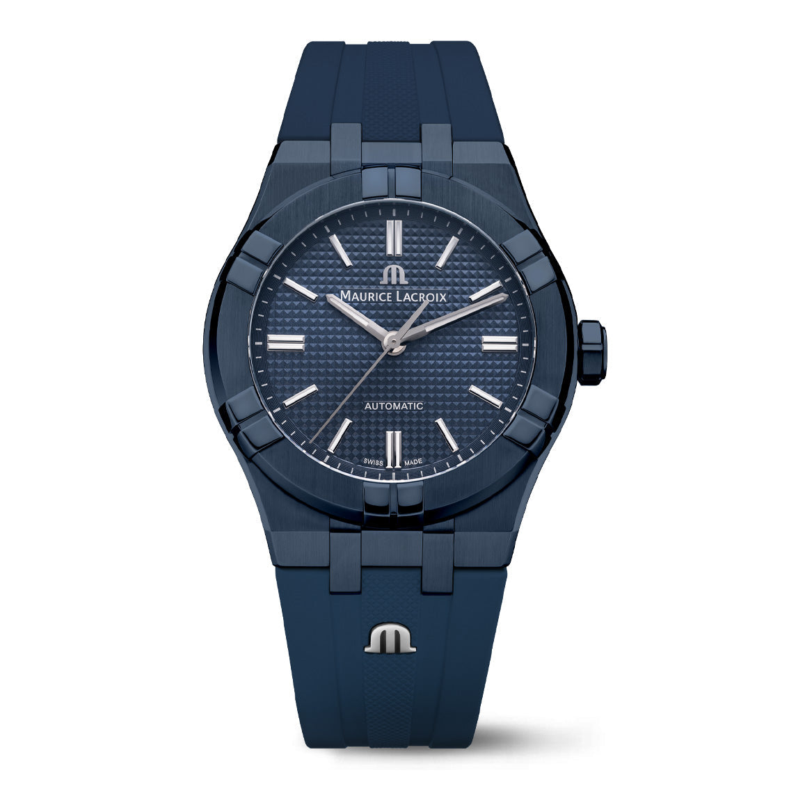 Maurice Lacroix Unisex Watch 39mm Aikon Automatic Blue PVD Limited Edition AI6007-PVC00-430-4