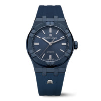 Thumbnail for Maurice Lacroix Unisex Watch 39mm Aikon Automatic Blue PVD Limited Edition AI6007-PVC00-430-4