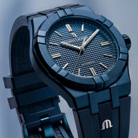 Thumbnail for Maurice Lacroix Unisex Watch 39mm Aikon Automatic Blue PVD Limited Edition AI6007-PVC00-430-4